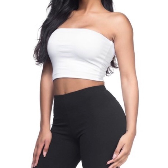 White Tube Top - Picture 2 of 2